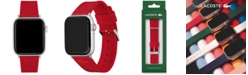 Lacoste Petit Pique Red Silicone Strap for Apple Watch&reg; 42mm/44mm